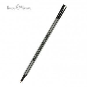 Ручкa капиллярная 0,4 мм черные чернила Bruno Visconti Basic FINELINER 