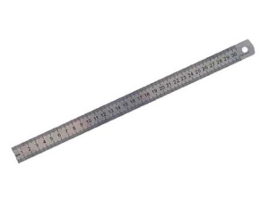 Линейка металлическая 30см
