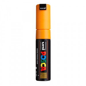 Маркер POSCA PC-8K коралловый до 8.0 мм скошенный наконечник