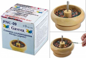 Спиннер для нанизывания бисера пластик Gamma пластик