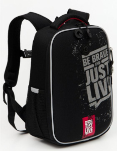 Рюкзак школьный RAw-397-10 (/1 черный - красный)