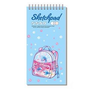 Скетчбук 105х210мм 80л 80г/м² Водная фантазия