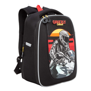 Рюкзак школьный RAf-393-5 (/1 черный)