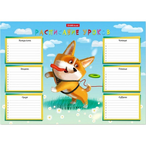 Расписание уроков А3 ErichKrause® Корги