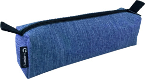 Пенал-косметичка 60х50х210мм Лен голубой LAMARK 
