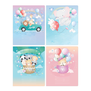 Тетрадь 18л клетка BG Полетели!