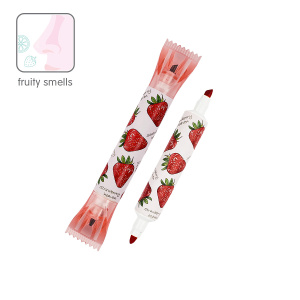 Текстовыделитель с ароматом Клубники TUTTI FRUTTI BrunoVisconti красный