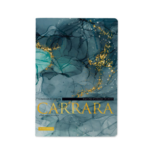 Записная книга А5 40л клетка BrunoVisconti CARRARA BRIGHT