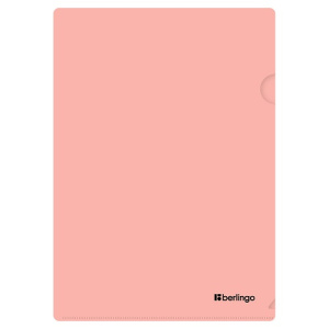 Уголок А4 Berlingo Instinct 330мкм фламинго