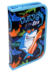 Пенал 1 отделение 190х115мм Акула-1