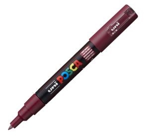 Маркер Posca PC-1M красное вино 0.7 мм пулевидный наконечник