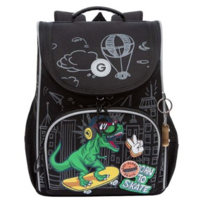 Рюкзак школьный с мешком (RAm-485-1/1 дино)