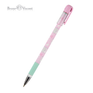 Ручка шариковая 0,5 мм синие чернила BrunoVisconti MagicWrite Обнимашки