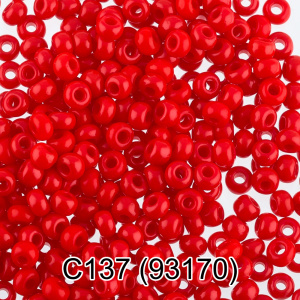 Бисер Чехия GAMMA круглый 3 2,3 мм 5 г красный C137 93170