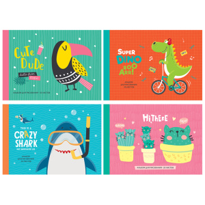 Альбом для рисования А5 20л ArtSpace Рисунки