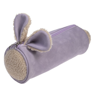 Пенал-тубус Bunny сиреневый 210х80мм