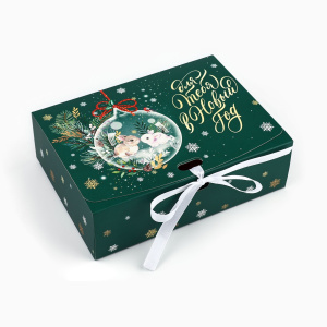 Коробка подарочная двухсторонняя Для тебя в Новый год 16,5х12,5х5см