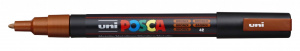 Маркер POSCA PC-3М, бронзовый 0,9 мм, пулевидный наконечник
