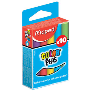 Мел цветной 10шт Maped