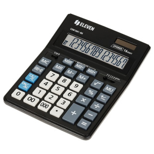 Калькулятор Eleven Business Line CDB1601-BK 16 разрядов 155х205х35мм