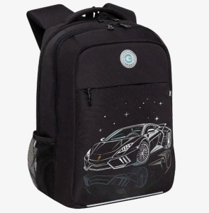 Рюкзак школьный (RB-556-2/2 черный - белый)