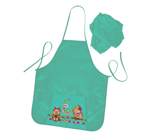 Фартук с нарукавниками  53,5х44,5см с карманом  Потому что Капибара