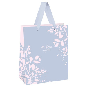 Пакет подарочный 11х14х6,5см MESHU Pink twigs