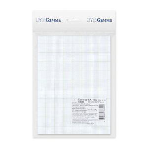 Канва №14 30 х 40 см ± 2 см белый в клетку Gamma 