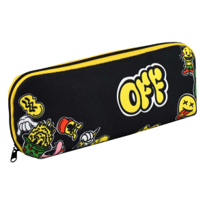 Пенал 1 отделение 22х8х6 см Смайлики