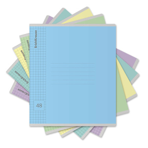 Тетрадь А5 48 листов клетка ErichKrause Visio Классика