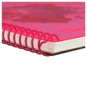 Скетчбук 40л А5 BG Neon. Pink маркерная бумага 120г/м2