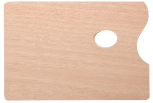 Палитра деревянная 20х30см прямоугольная Малевичъ