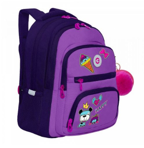 Рюкзак школьный RG-362-2 (/4 фиолетовый - лаванда).