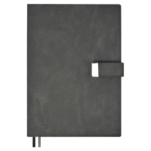 Ежедневник недатированный А5+ 160л ESCALADA Шеврет графитовый