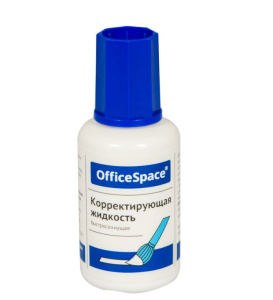 Корректирующая жидкость OfficeSpace 12мл на химической основе с кистью