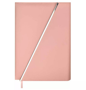 Ежедневник недатированный А5 120л АППРЕТ РОЗОВЫЙ