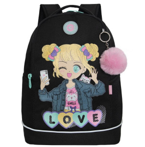 Рюкзак школьный (/1 черный) RG-563-5