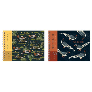 Скетчбук 60л А5 BG Птицы 120г/м2 на спирали