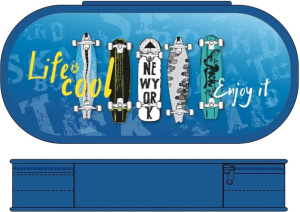 Пенал 1 отделение SkateBoard 210х90х55 мм на молнии