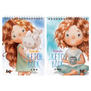 Скетчбук для акварели 20л А5 BG Внутреннее тепло 180г/м2