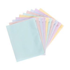 Папка на молнии A5+ ZIP 180мкм Expert Complete Trend Pastel ассорти