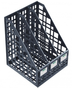 Вертикальный накопитель 3 отделения 240мм черный