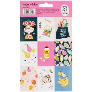 Наклейки бумажные MESHU Art dream 12х21см