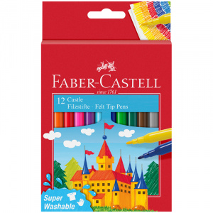 Фломастеры 12 цв Faber-Castell Замок