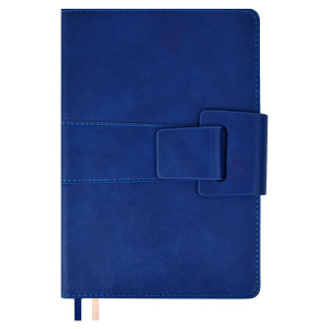 Ежедневник недатированный А5 160л ШЕВРЕТ СИНИЙ