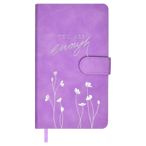 Ежедневник недатированный А6+ 120л ESCALADA Бейбискин сиреневый