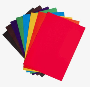 Folia Бумага цветная А4 130 г/м2 цвета ассорти