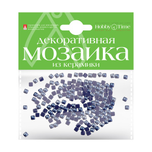 Мозаика декоративная из керамики 4х4мм черный 200 шт 