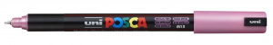 Маркер POSCA PC-1МR, розовый металлик 0,7 мм, иголчатый  наконечник