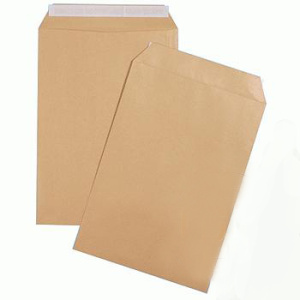 Конверт А4+ Крафт 140г силиконовая лента 300х400х40мм расширение 40мм
